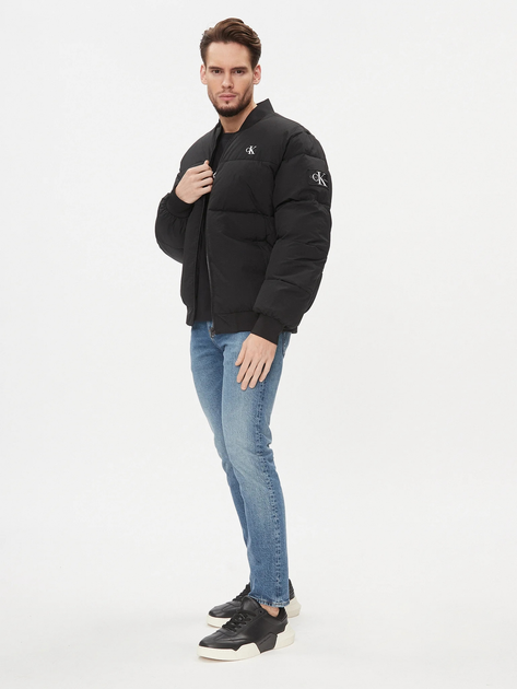 Пуховик чоловічий Calvin Klein J30J324072 2XL Чорний (8720108493659) - зображення 3