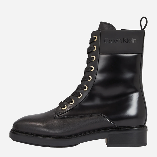 Trzewiki damskie skórzane Calvin Klein HW0HW01715 36 Czarne (8720108620024) - obraz 5