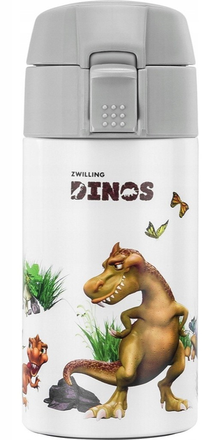 Kubek termiczny Zwilling Dinos 350 ml Grey White (39500-506-0) - obraz 1