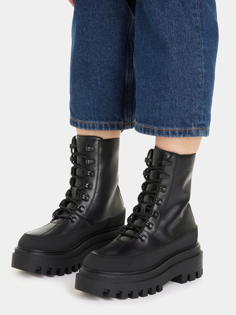 Жіночі черевики високі Calvin Klein Jeans YW0YW01110 38 Чорні (8720108616386) - зображення 6