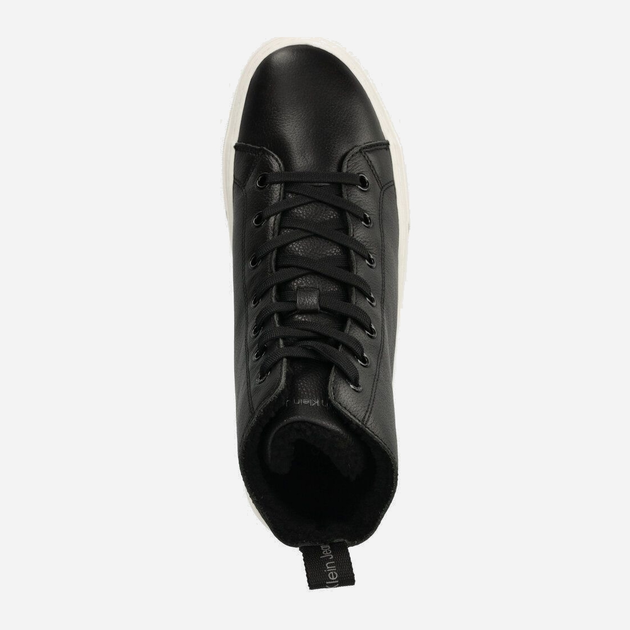 Жіночі кеди високі Calvin Klein Jeans YW0YW01180 38 Чорні (8720108603232) - зображення 4
