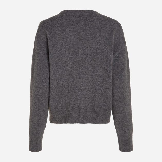 Kardigan damski z alpaki Tommy Hilfiger WW0WW39916 L Szary (8720645369134) - obraz 4