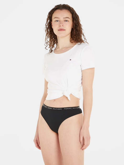 Zestaw damskich majtek typu tanga 3 szt Tommy Hilfiger UW0UW04889 M Wielobarwny (8720645442325) - obraz 3