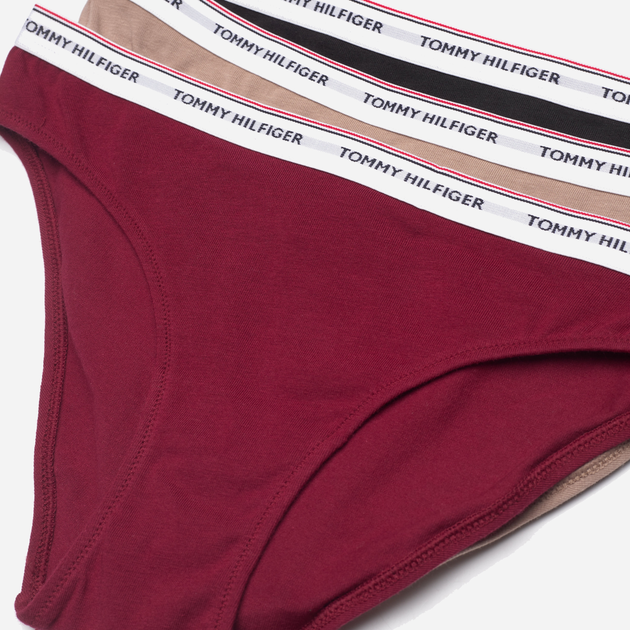 Набір трусиків бразиліана жіночих Tommy Hilfiger UW0UW04895 mlk bl XL Різнокольоровий (8720645445043) - зображення 3