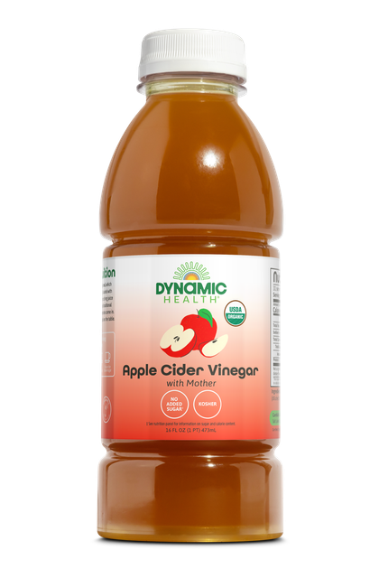Органический яблочный уксус с маткой, Dynamic Health Laboratories, 473 ...