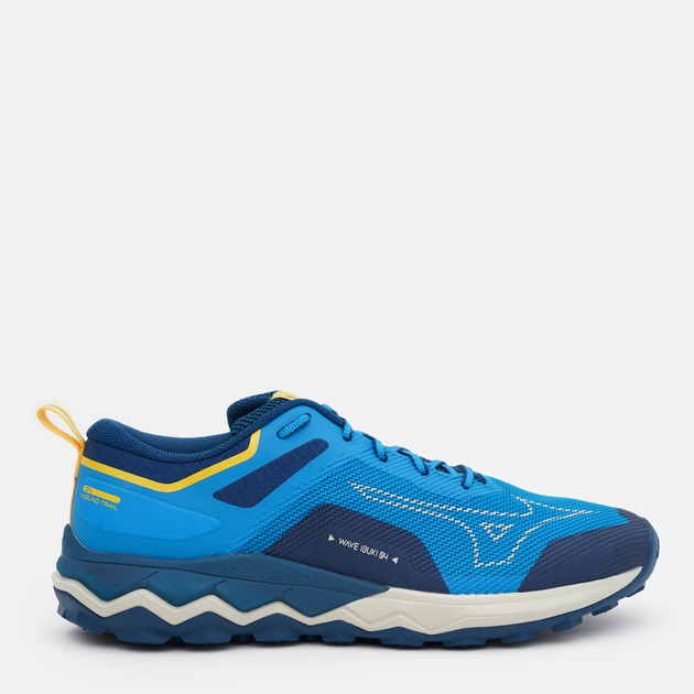 Акція на Чоловічі кросівки для бігу Mizuno Wave Ibuki 4 J1GJ227303 44.5 (10UK) 29 см Синій/Темно-синій/Жовтий від Rozetka