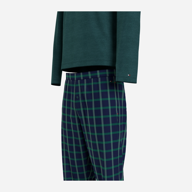 Piżama męska z długimi spodniami i długim rękawem Tommy Hilfiger UM0UM03130 XL Zielona (8720645422402) - obraz 8