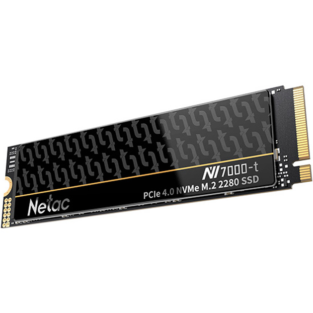 SSD накопитель Netac NV7000-t w/heatsink 1tb m.2 PCIe 4.0 (nt01nv7000t-1t0-e4x) - изображение 3