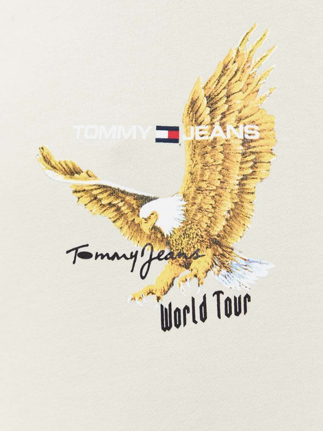 Худі чоловіче Tommy Jeans DM0DM17812 S Світло-бежеве (8720645038795) - зображення 5