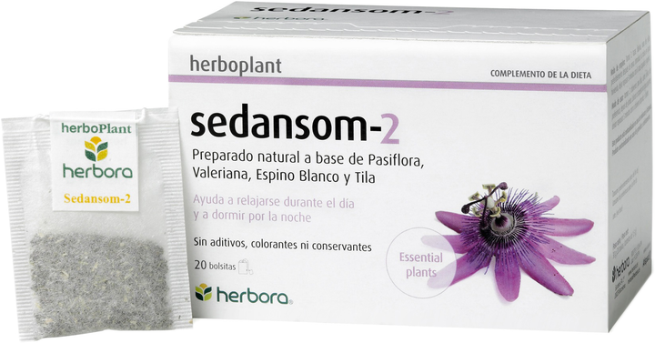Трав'яний чай Herbora Sedansom 2 Herboplant 20 шт (8426494021048) - зображення 1