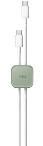 Набір органайзерів Uniq Pod для кабелю самоклеючі, магнітні 8 шт. Зелені (8886463684993) - зображення 1