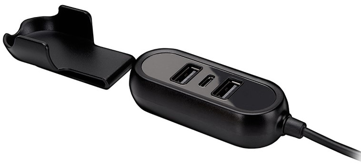 Ładowarka samochodowa Tracer 12-24 V Multicharge 3 x USB 7.2A + PD 18 W Czarny (TRAADA46351) - obraz 3