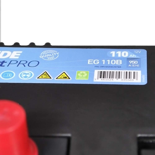 Акумулятор вантажний EXIDE Start PRO 110Аh 950A L+ - зображення 3