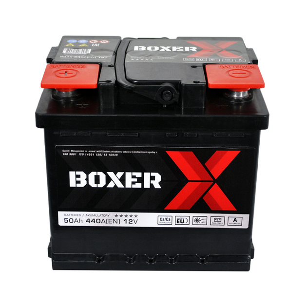 Аккумулятор автомобильный BOXER (L1) 50Ah 440A L+ - изображение 2