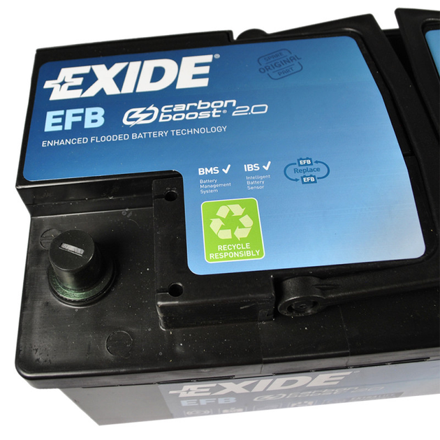 Аккумулятор автомобильный EXIDE Start-Stop EFB 100Аh 900A R+ - изображение 3