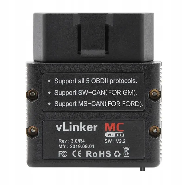 Автосканер Vgate vLinker MC Wi-fi для Bimmer Code/Bimmer Link - Фото 2 Автосканер Vgate vLinker MC Wi-fi для Bimmer Code/Bimmer Link - изображение 2