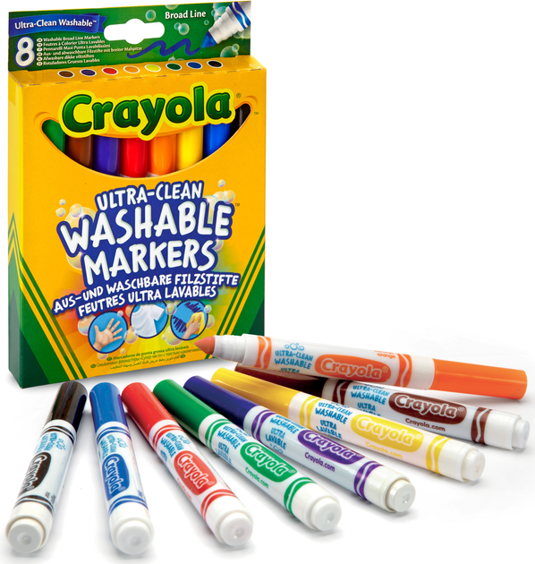 Набір маркерів що стираються Crayola 8 кольорів 8328 (0071662083281) - зображення 4