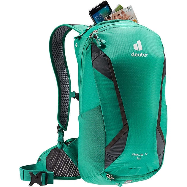 Спортивный рюкзак Deuter Race X 12 Fern-Graphite (3204221 2437) - изображение 9