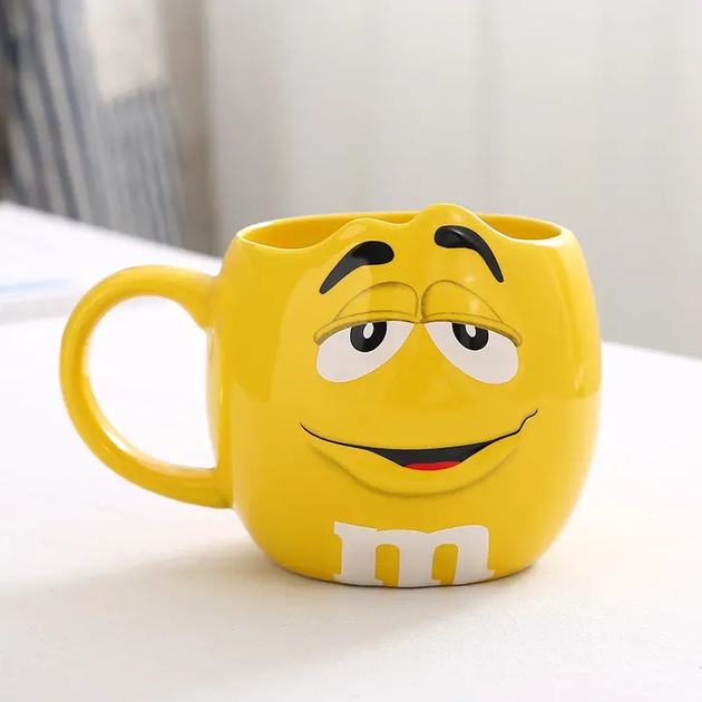 Керамическая Кружка M&Ms эмендемс 600 мл желтая - Фото 2 Керамическая Кружка M&Ms эмендемс 600 мл желтая - изображение 2