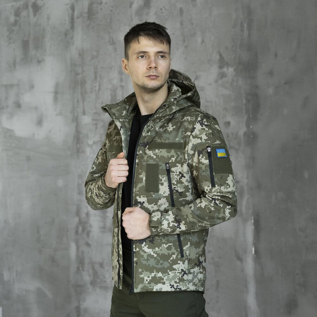 Куртка Pobedov Motive с липучками Пиксель XL OWku1 551XLpx - изображение 2