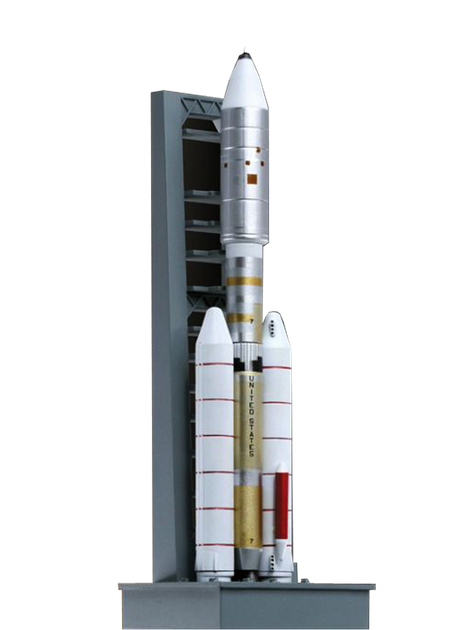 Американская ракета-носитель "Титан IIIE" на стартовой платформе, Dragon, 56343 - Фото 1 Американская ракета-носитель "Титан IIIE" на стартовой платформе, Dragon, 56343 - изображение 1