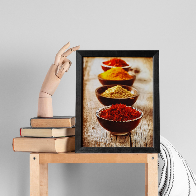 Фотокартина в дерев'яній рамі Spices 5 20х25 см POS-2025-066 - зображення 2
