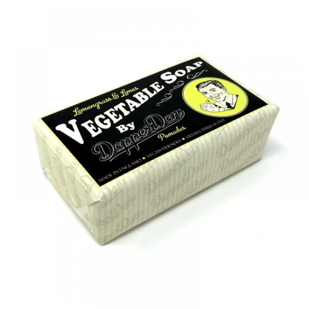 Мило Dapper Dan Lemongrass & limes Vegetable Soap 190 г - Фото 2 Мило Dapper Dan Lemongrass & limes Vegetable Soap 190 г - зображення 2