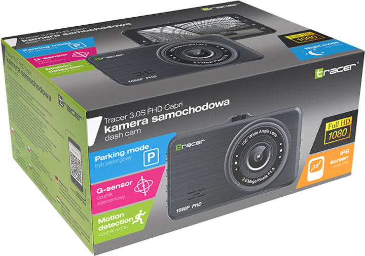 Kamera samochodowa Tracer 3.0S FHD CAPRI (TRAKAM47211) - obraz 7