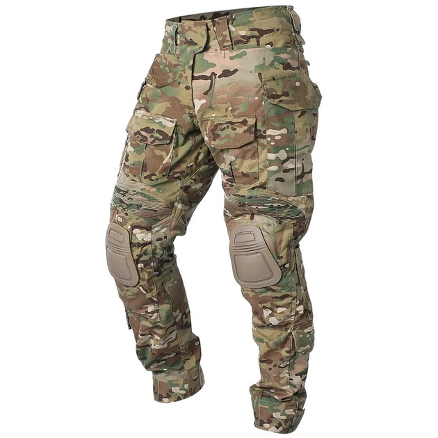 Штаны тактические IDOGEAR G3 Combat Pants с наколенниками Размер XXL Мультикам - изображение 1