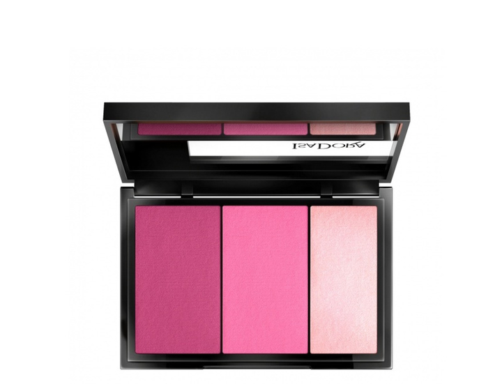 Paleta róże do policzków Isadora 3 w 1 71 Blushed Fuchsia 12 g (7317851287713) - obraz 1