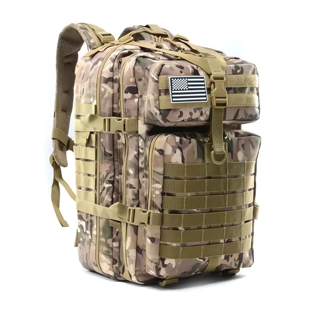 Рюкзак тактичний військовий 45 л 800D мультикам - зображення 1