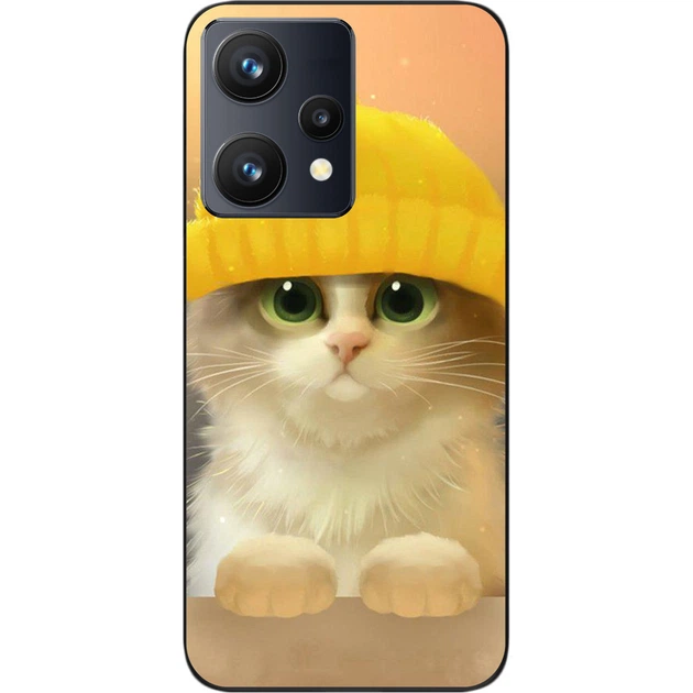 Оригінальний бампер SMTT для Realme 9 4G з картинкою Кошеня - Фото 1 Оригінальний бампер SMTT для Realme 9 4G з картинкою Кошеня - зображення 1