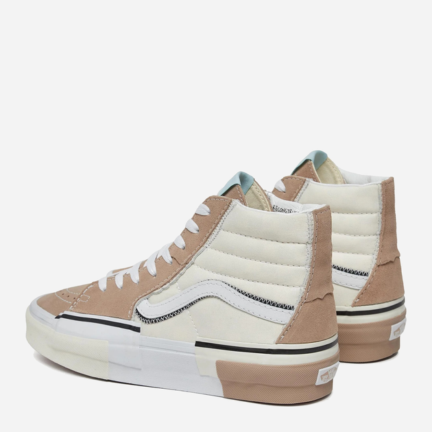 Tenisówki męskie na platformie wysokie Vans Sk8 Hi VN0005UKP2T1 39 (7US) 25 cm Jasnobeżowe (196573319264) - obraz 4