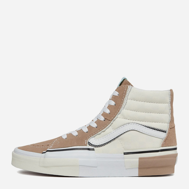 Tenisówki męskie na platformie wysokie Vans Sk8 Hi VN0005UKP2T1 43 (10US) 28 cm Jasnobeżowe (196573320253) - obraz 3