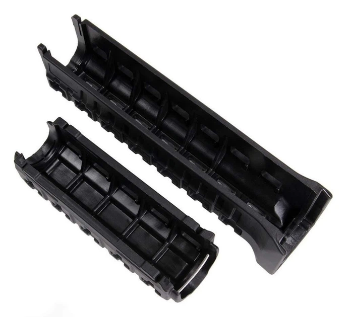 Цівка тактична на DLG Tactical АК з 2-ма планками Picatinny + слоти M-LOK - зображення 4