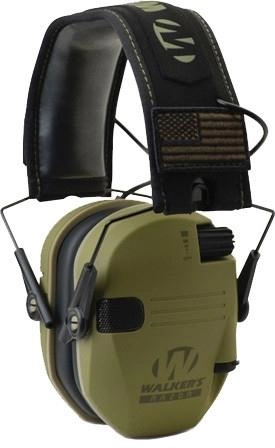 Активні навушники Walker’s Razor Patriot OD для стрільби Зелений - зображення 1