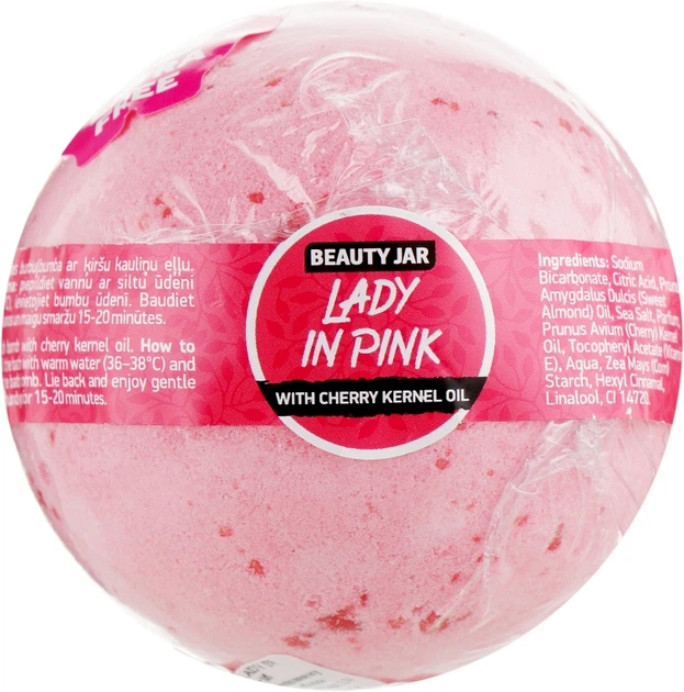 Бомбочка для ванни Beauty Jar Lady In Pink Natural Bath Bomb 150g (764489-31102798) - Фото 1 Бомбочка для ванни Beauty Jar Lady In Pink Natural Bath Bomb 150g (764489-31102798) - зображення 1