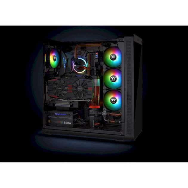 Вентилятор Thermaltake Pure 14 ARGB Sync TT Premium Edition 3 шт (CL-F080-PL14SW-A) - изображение 2