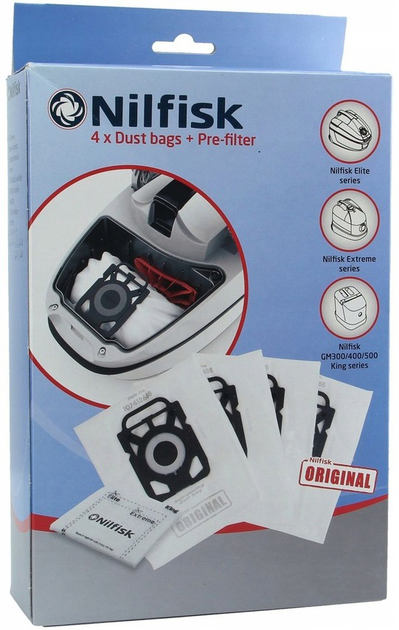 Worki do odkurzaczy Nilfisk ELITE 4 szt (107412688) - obraz 3