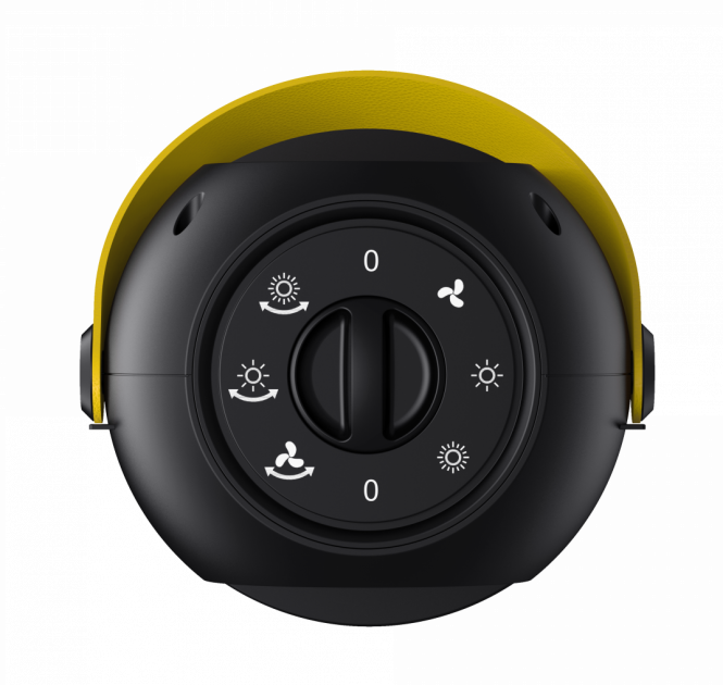 Поворотний тепловентилятор HAVIT HV-HT1226 1200W Black - изображение 5