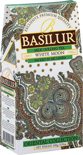 Чай Basilur Білий місяць (Східна колекція) зел. 100г - Фото 1 Чай Basilur Білий місяць (Східна колекція) зел. 100г - зображення 1
