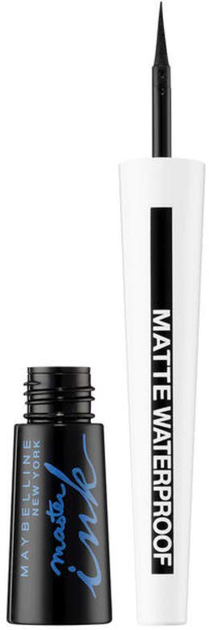 Eyeliner Maybelline Master Ink Waterproof Matte Black 35 g (30142442) - obraz 1