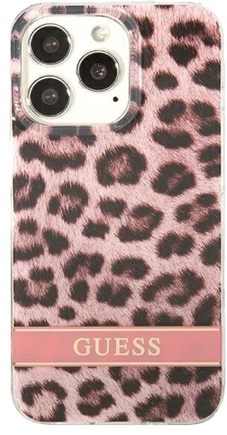 Панель Guess Leopard для Apple iPhone 13/13 Pro Pink (3666339047504) - зображення 1