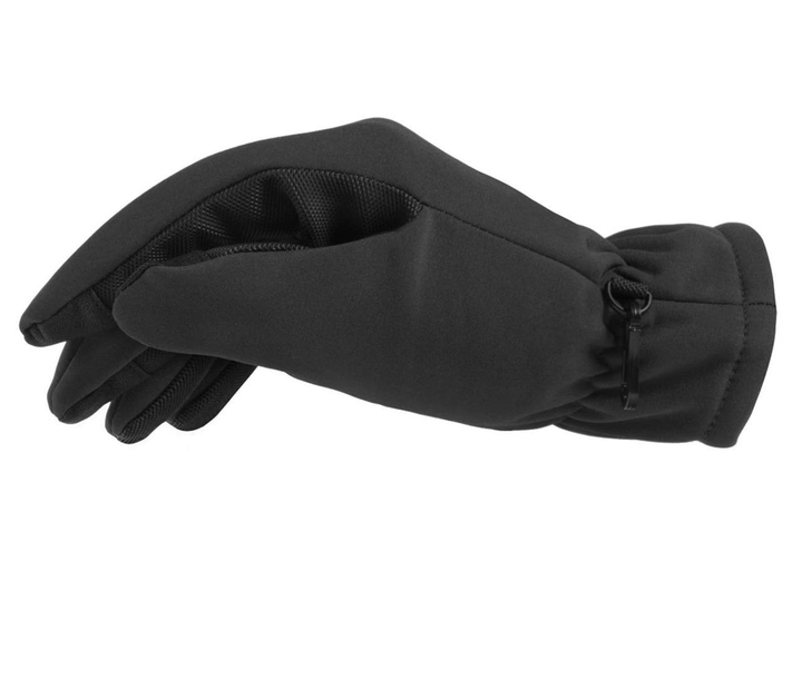 Перчатки зимові від Mil-Tec софшел бавовна чорний S - изображение 2