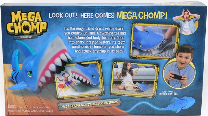 Zdalnie sterowana zabawka Mega Chomp Rekin 18493 (810017184934) - obraz 8