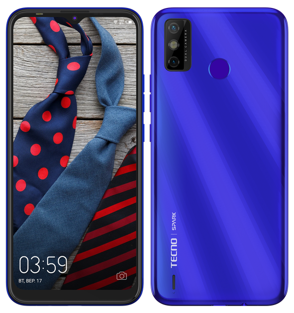Мобильный телефон Tecno Spark 6 Go 3/64GB Aqua Blue (4895180762918) - Фото 2 Мобильный телефон Tecno Spark 6 Go 3/64GB Aqua Blue (4895180762918) - изображение 2
