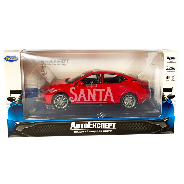 Игрушечная машинка металлическая Nissan Sylphy, ниссан, красный, звук, свет, инерция, откр двери, капот, Автоэксперт, 1:32,14,5*7*5 см (ТК-10584) - Фото 7 Игрушечная машинка металлическая Nissan Sylphy, ниссан, красный, звук, свет, инерция, откр двери, капот, Автоэксперт, 1:32,14,5*7*5 см (ТК-10584) - изображение 7
