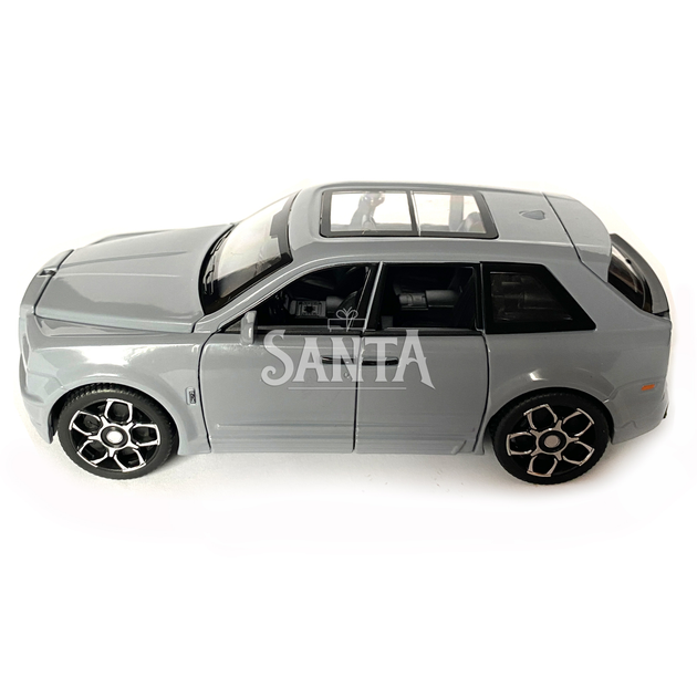 Іграшкова машинка металева Rolls-Royce Ghost BLACK BADGE, роллс ройс, сірий, звук, світло, інерція, відчин двері, капот, Автоексперт, 1:32,15*8*5,5см (ТК-11056) - зображення 2
