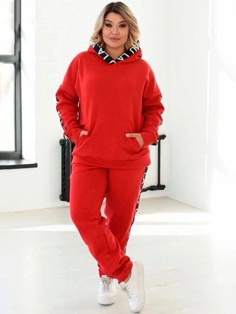 Спортивный костюм утепленный женский V.Bernik 760 56-58 Красный ...