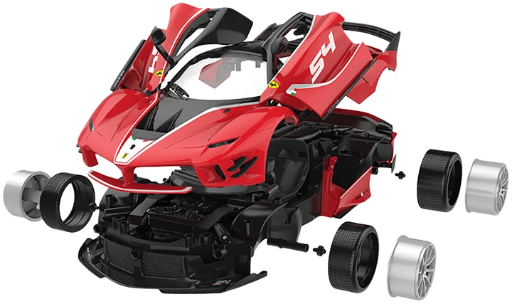 Автомобіль-конструктор Rastar Ferrari FXX K на радіокеруванні 1:18 Червоно-чорний (6930751317567) - зображення 5
